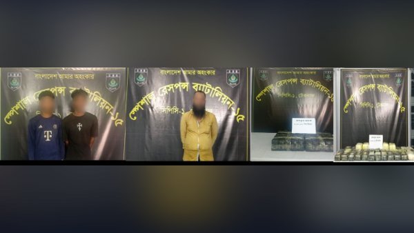 টেকনাফে ৫ লাখ ৯০ হাজার ইয়াবা উদ্ধার, গ্রেপ্তার ৩ মাদক কারবারি