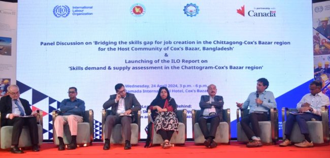 Report launch and panel discussion on bridging skills gap for job creation in Cox's Bazar